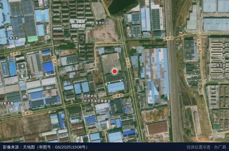 庐阳光电科技产业园卫星位置示意图