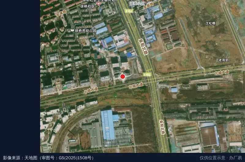 中辰绿谷创新科技园(建设中)卫星位置示意图