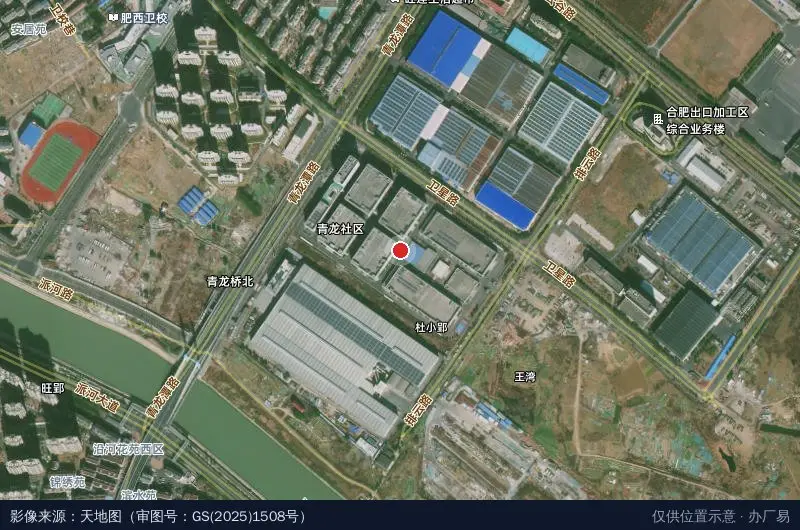 智能科技园(南区)卫星位置示意图