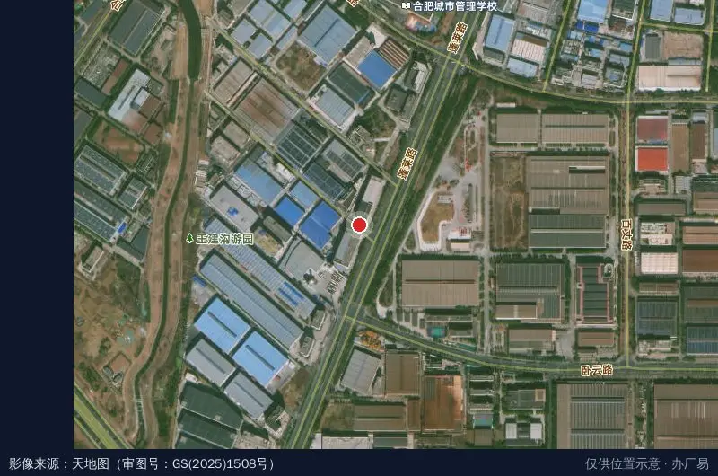 鑫云泰科创园卫星位置示意图