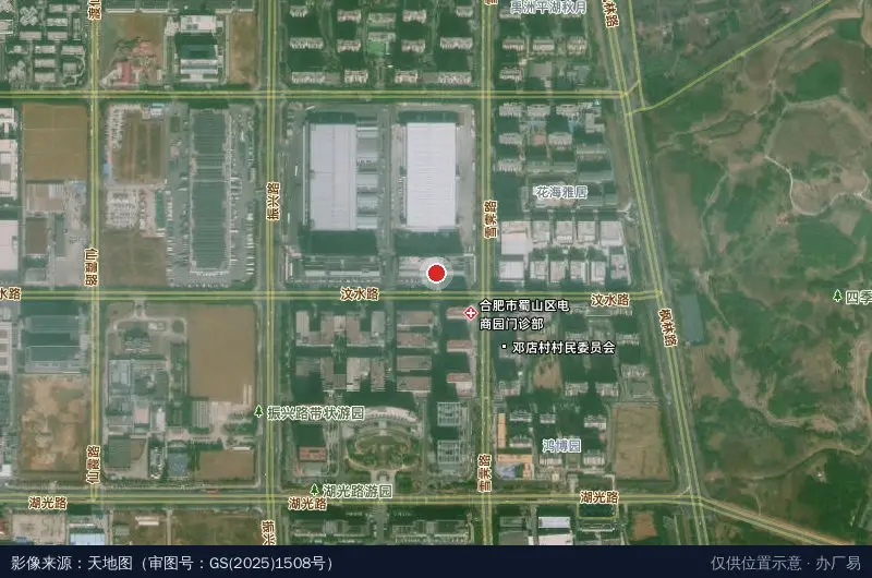 御联行丰泰科技园卫星位置示意图