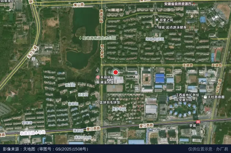 中科创谷产业园卫星位置示意图