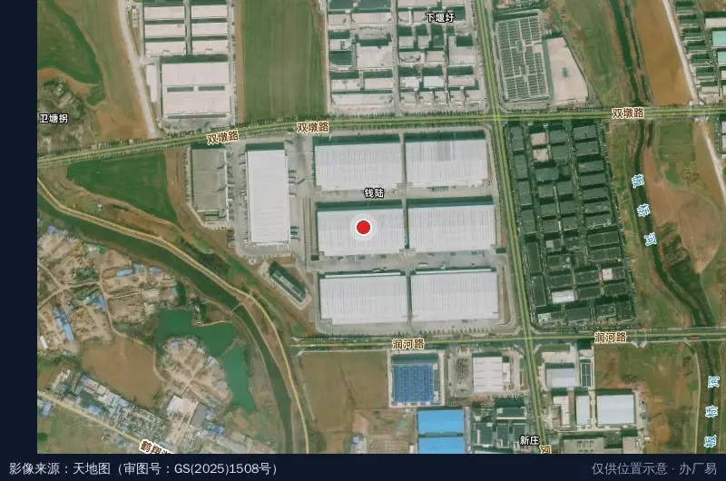 普洛斯合肥长丰物流园卫星位置示意图