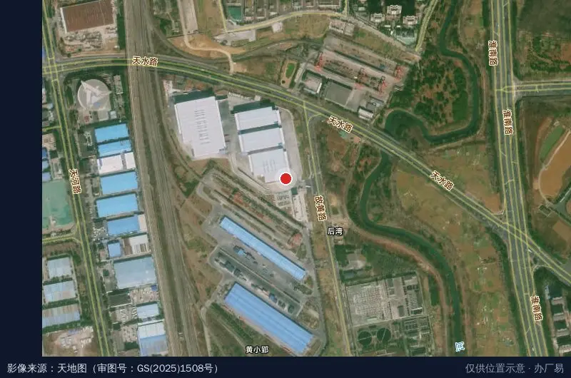 中外运供销物流园卫星位置示意图