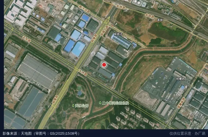 迈科物流园卫星位置示意图