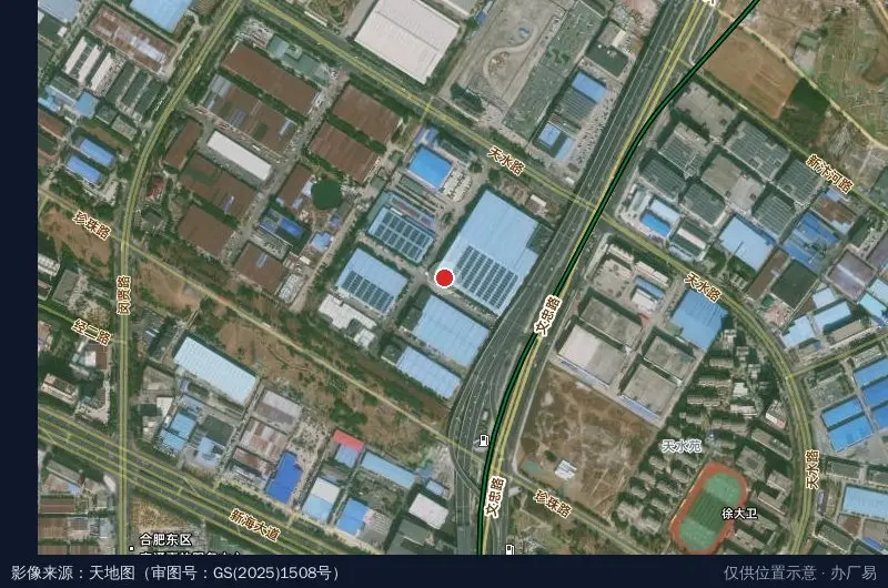 绿宝鑫茂物流园卫星位置示意图