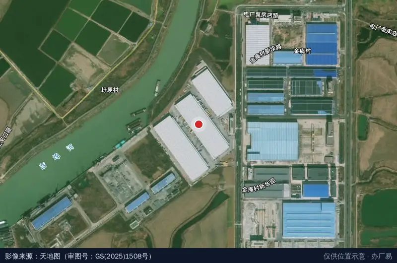安徽红星美凯龙现代智慧家居物流园卫星位置示意图