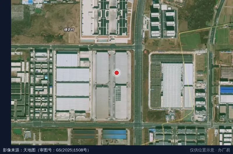 融辉合肥物流园卫星位置示意图