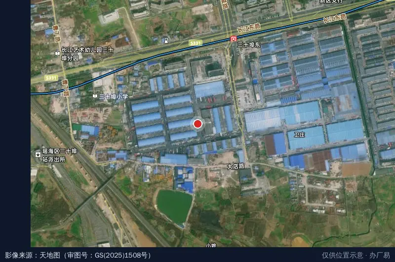 晨旭物流(睿拓物流园)卫星位置示意图