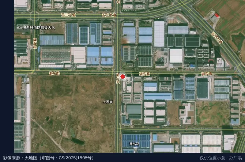 万茂产业园卫星位置示意图