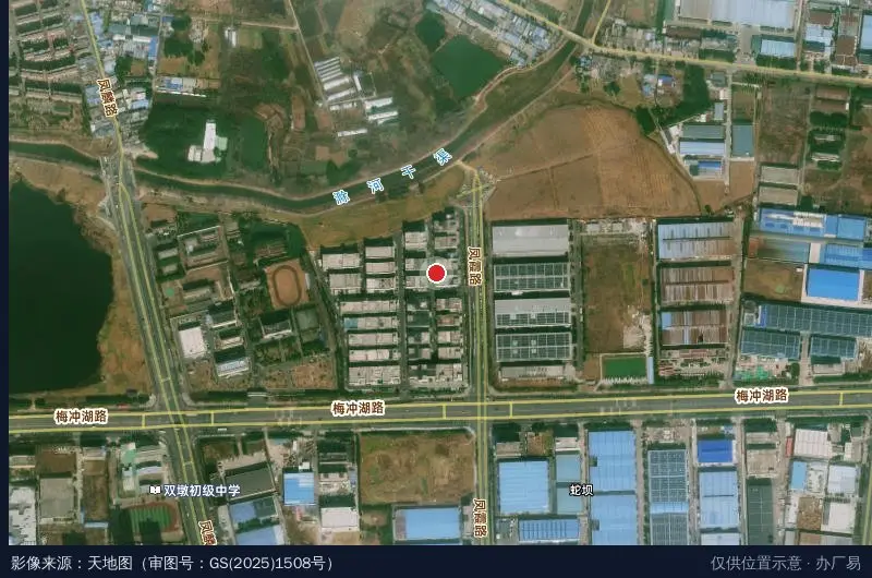 无人机产业基地卫星位置示意图