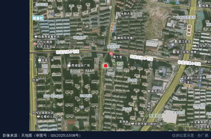 科大硅谷颐高产业园卫星位置示意图