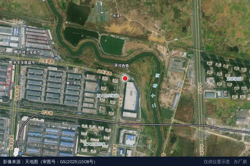 联家产业园卫星位置示意图
