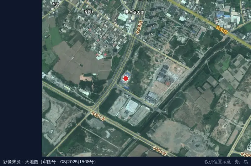 中建七局晋江仁和微工业园项目卫星位置示意图