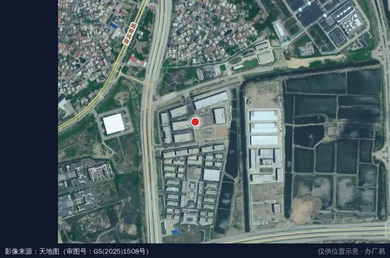 台谊智能制造产业园(建设中)卫星位置示意图