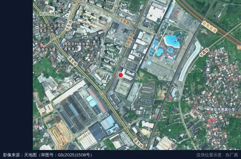 福建炎昇电商科技园卫星位置示意图
