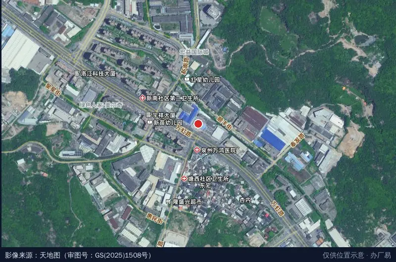 岁金·未来科技城卫星位置示意图
