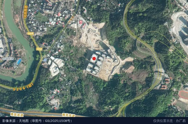 中关村·领创智谷产业园B6幢卫星位置示意图