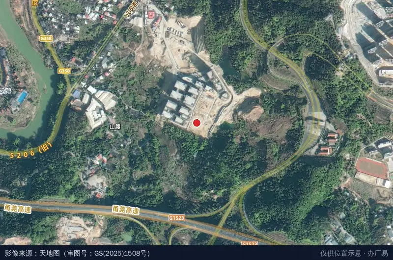 中关村·领创智谷产业园B11幢卫星位置示意图