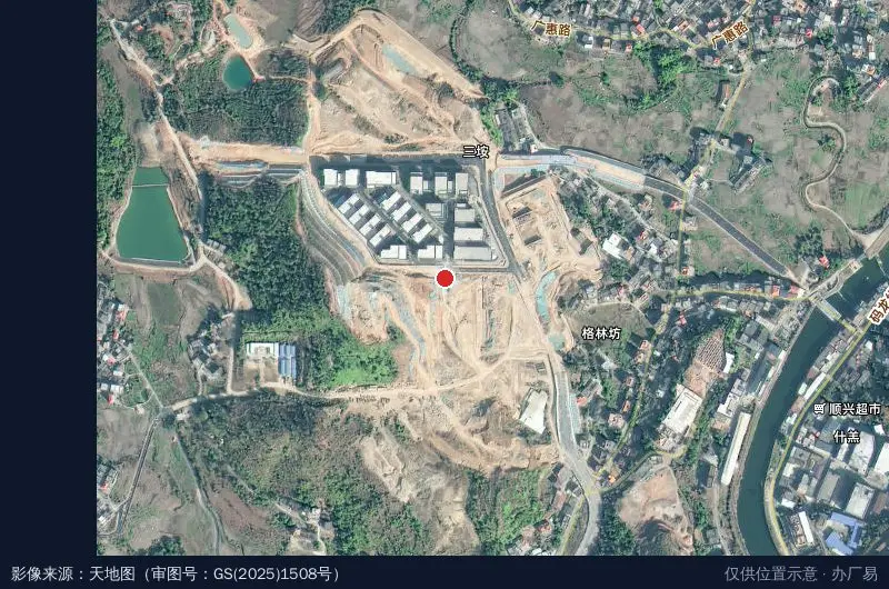 五矿高端阀门智能产业园A区卫星位置示意图