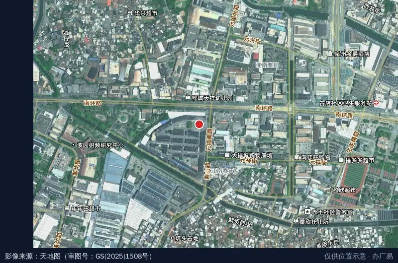 刺桐丝路跨境电商产业园卫星位置示意图