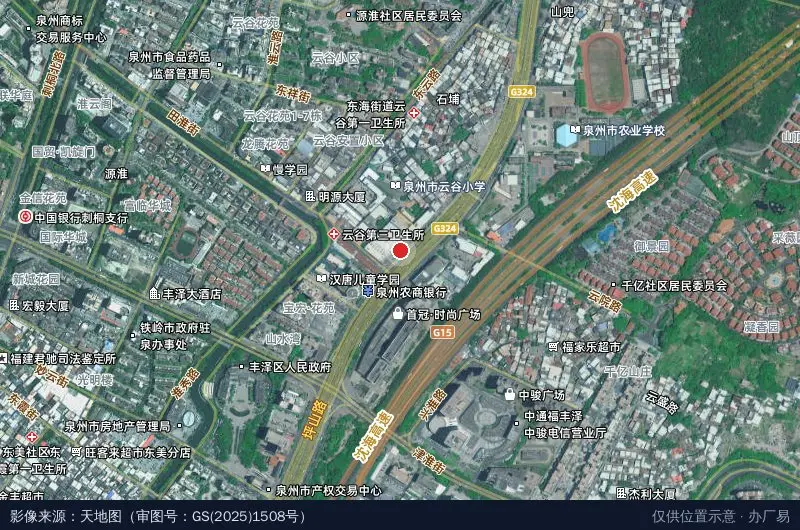 野兔云谷综合产业园卫星位置示意图
