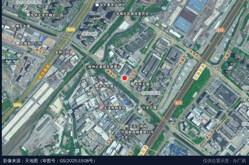 卓尚创意产业园卫星位置示意图