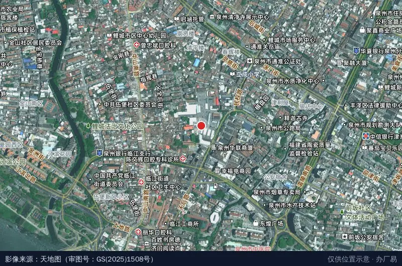 伟莱产业园卫星位置示意图