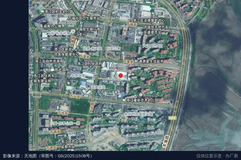 稳智数字经济产业园卫星位置示意图
