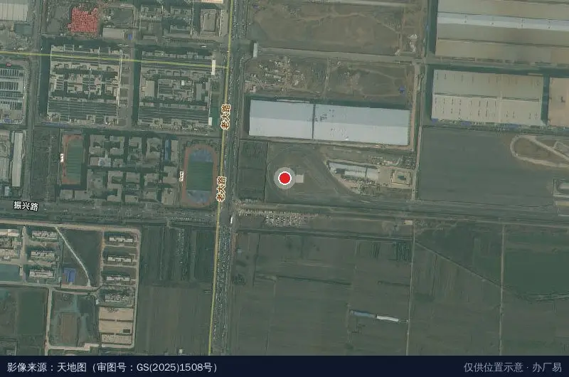 西安集贤比亚迪零部件产业园卫星位置示意图
