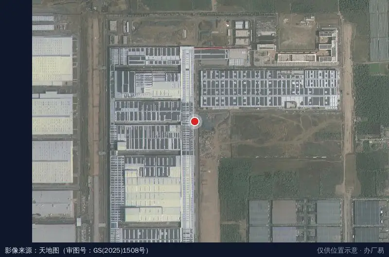 中国西电集团智慧产业园卫星位置示意图
