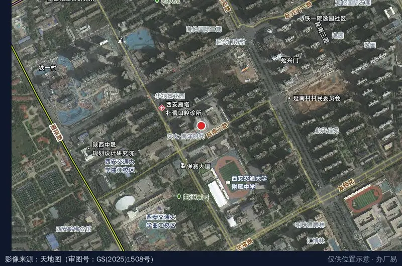 国家大学科技园科创孵化基地卫星位置示意图