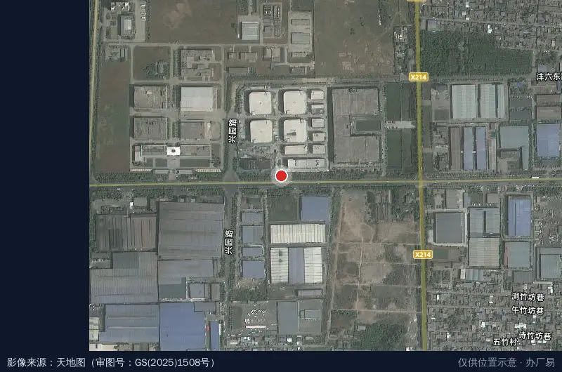 陕西广惠科技产业园卫星位置示意图