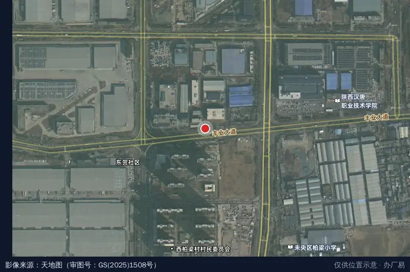 大秦科技创新产业园卫星位置示意图