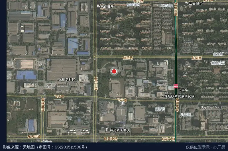 陕西江豪科技产业园卫星位置示意图