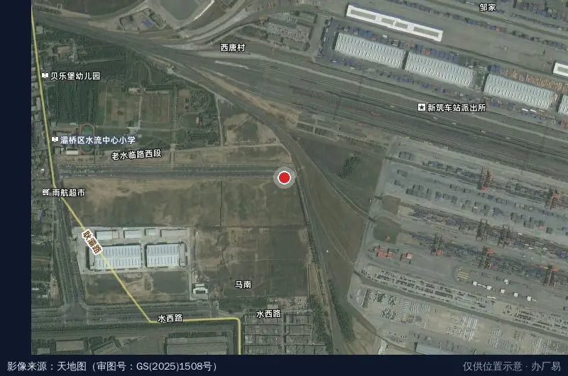 中建七局重庆医药集团医药科技产业园项目卫星位置示意图