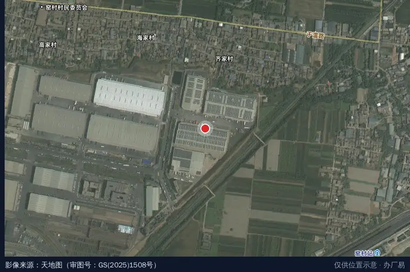 美库丝路科技产业园卫星位置示意图