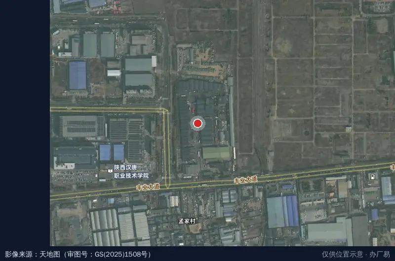 国坤物流园卫星位置示意图