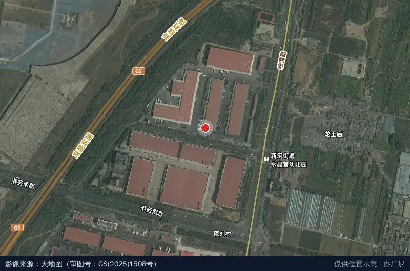 普洛斯西安贺韶物流园卫星位置示意图
