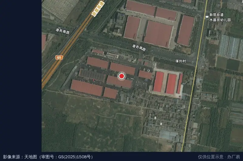 西安传化卫星位置示意图