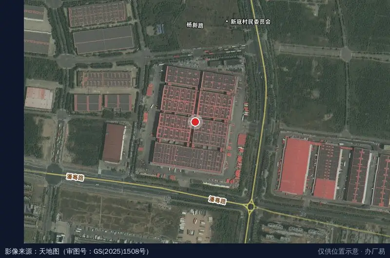 京东物流员工招募中心卫星位置示意图