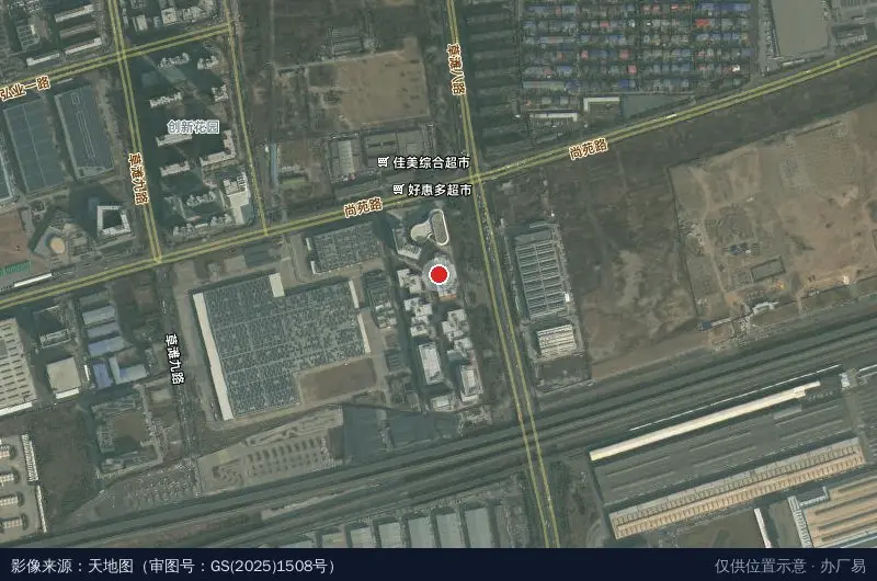 中欧合作产业园卫星位置示意图