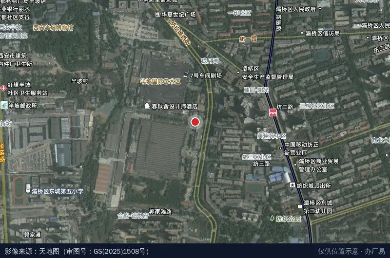 奇迈生命科学产业园卫星位置示意图