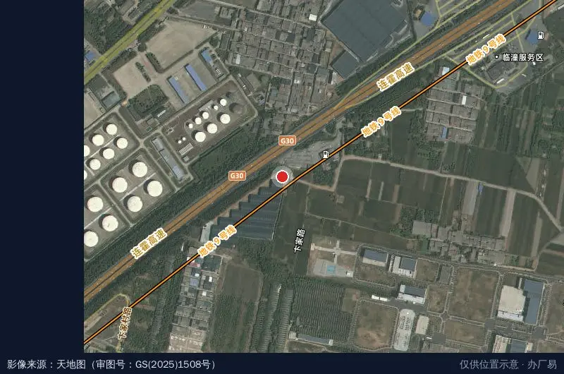 金水河智能家居产业园卫星位置示意图