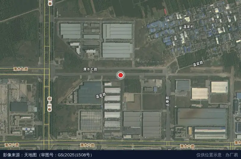 西安华泰汽车零部件产业园卫星位置示意图