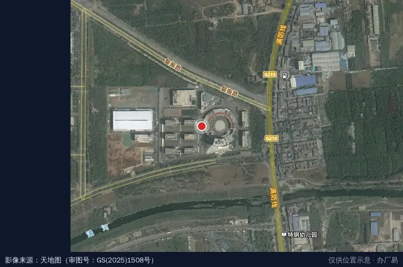 西安奕斯伟集成电路产业基地卫星位置示意图