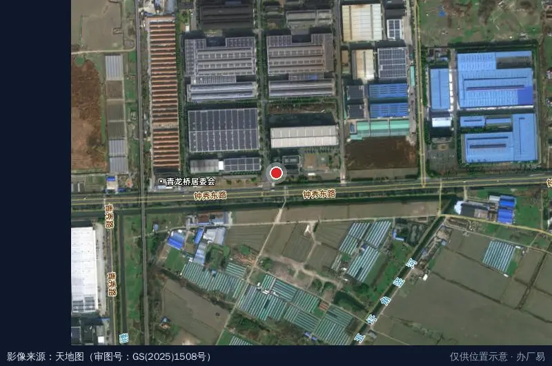 通能工业园卫星位置示意图