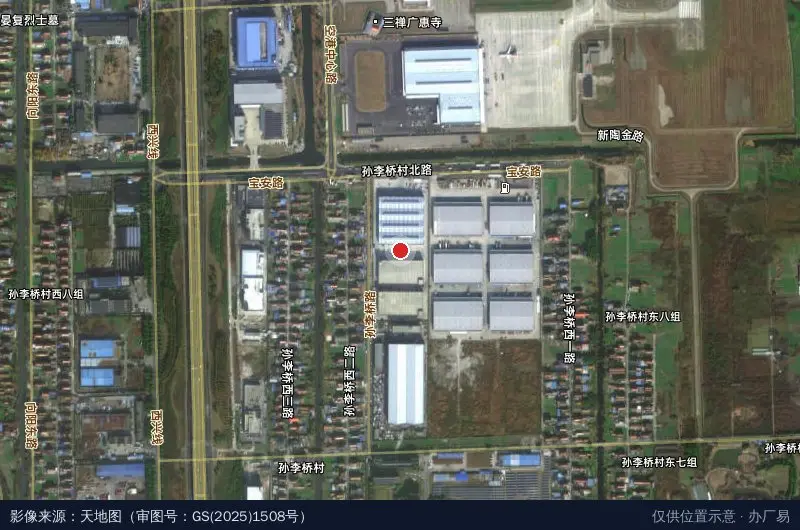 宝安路3号云海通科技产业园卫星位置示意图