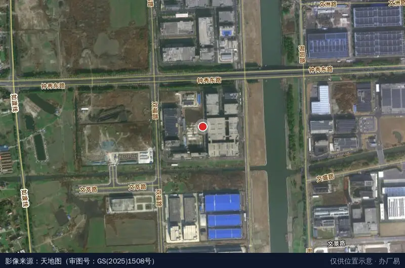 南通半导体光电产业园(南区)卫星位置示意图