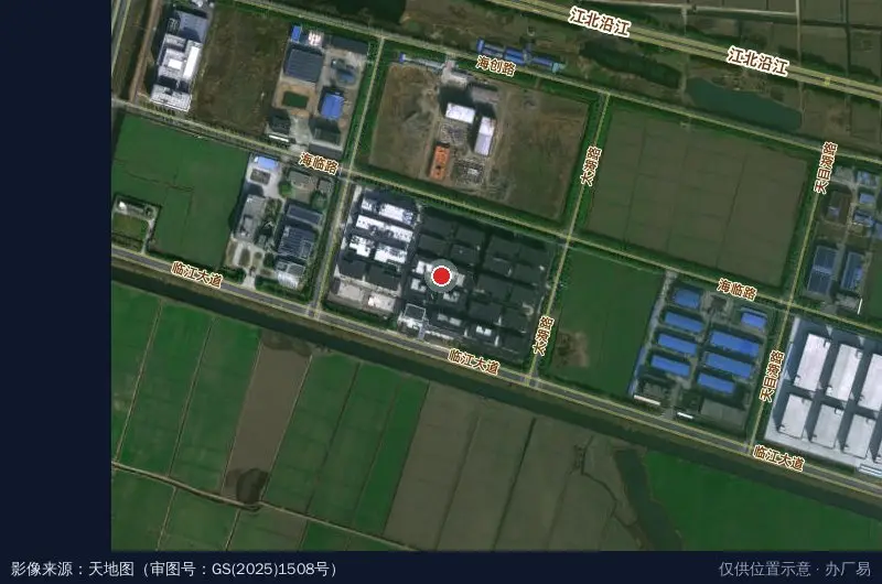 海门中兴智谷产业园卫星位置示意图